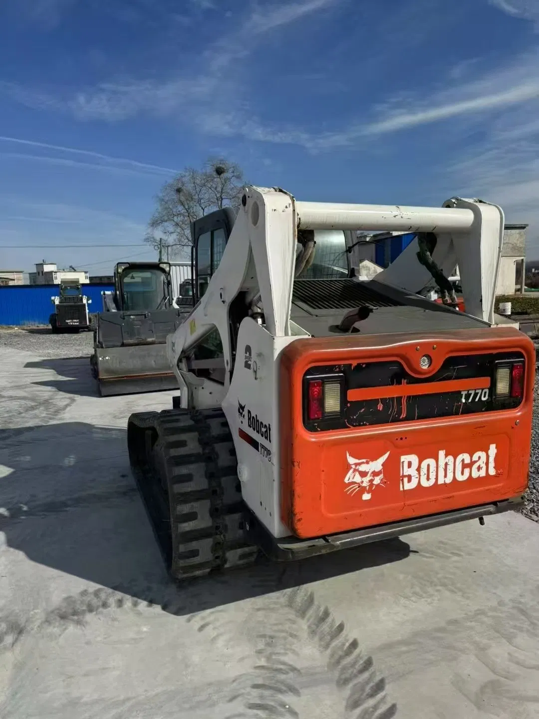 Cargadora de orugas Bobcat S770 usada, equipo pequeño de segunda mano, fabricada en EE. UU