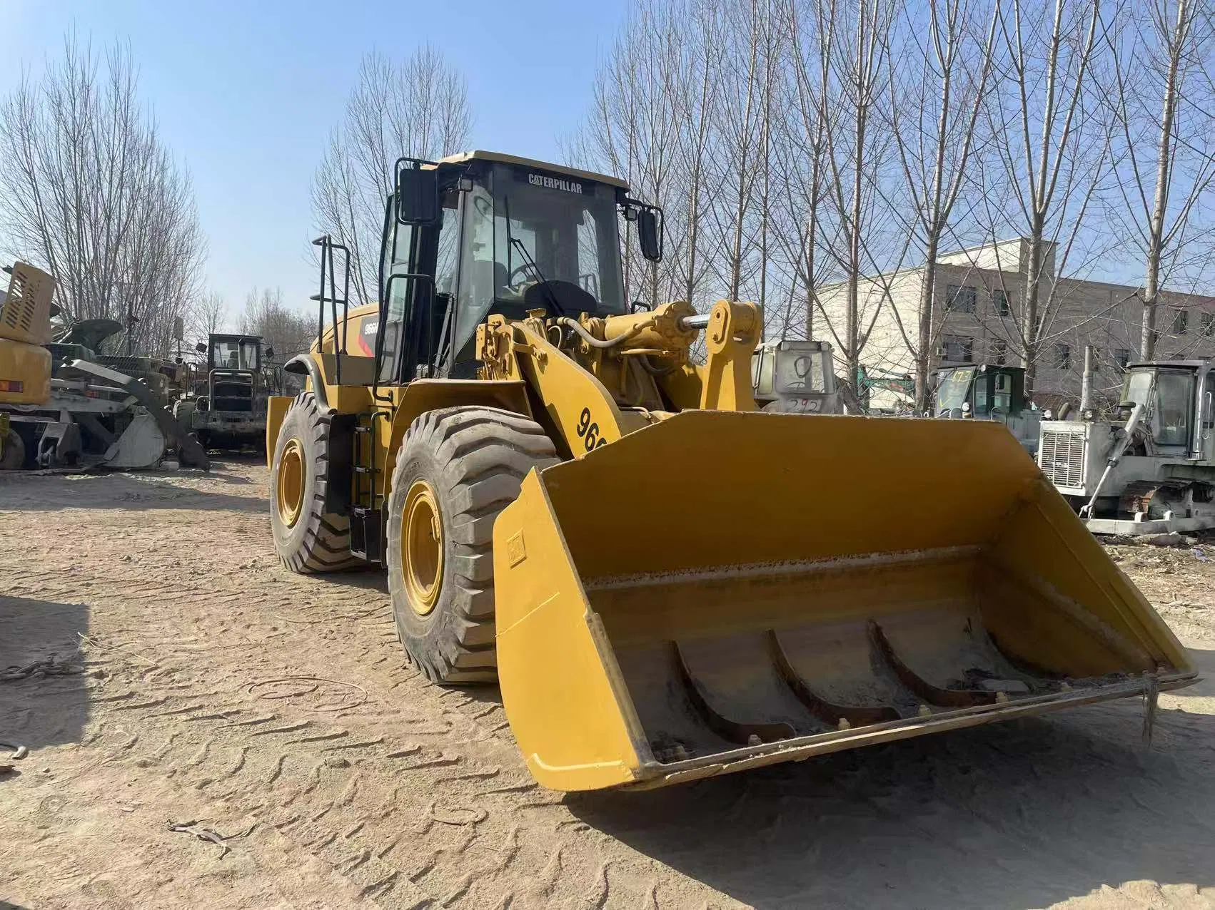 Trabajo Listo Original Usado Gato 966h Cargadora de Ruedas Inspeccionada y Mantenida