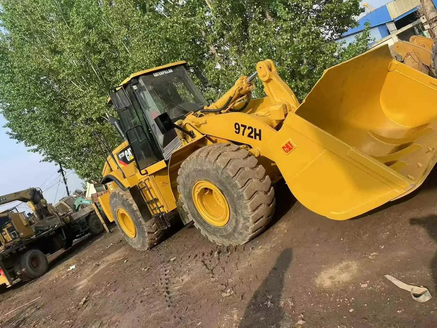 Cargadoras Caterpillar usadas originales reacondicionadas nuevas cargadoras de ruedas Cat 950 966 972 980 982 966h Buen estado