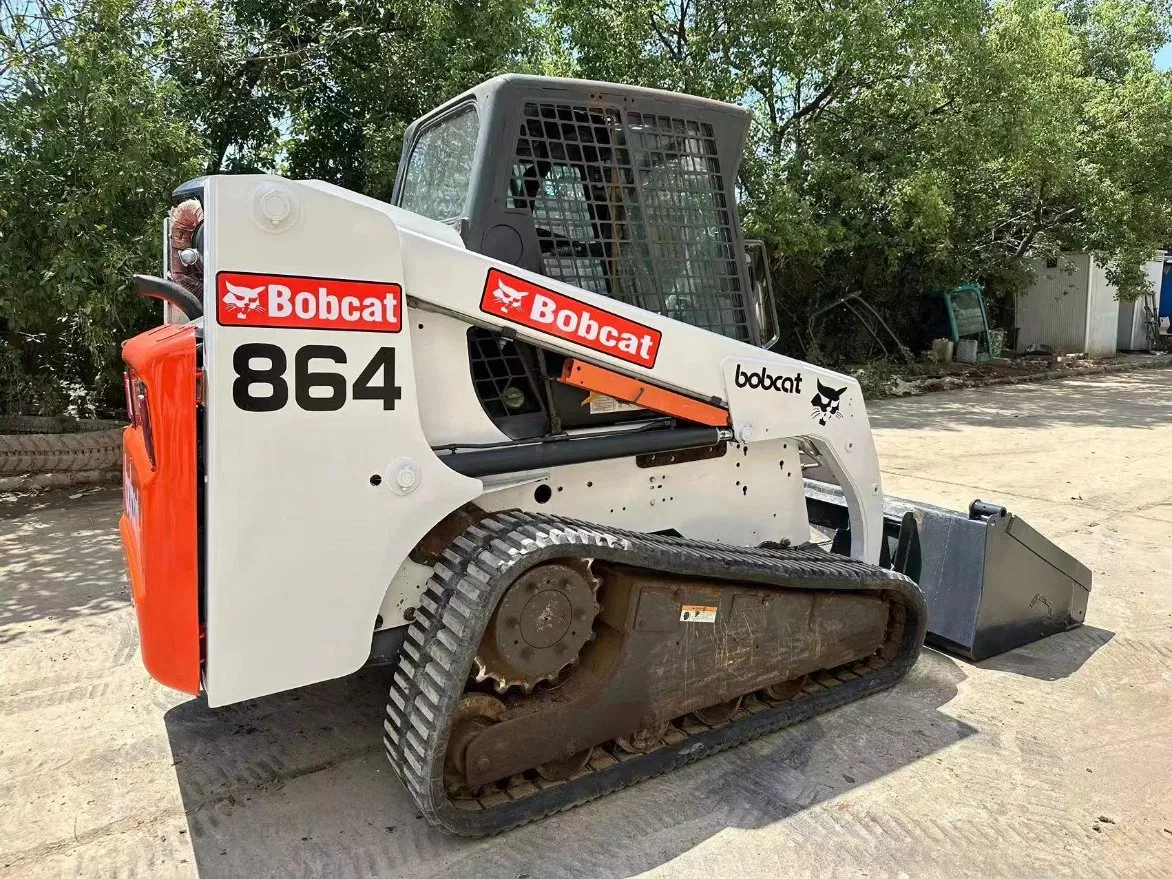 Cargadora de orugas de segunda mano original 864 usada en EE. UU. Bobcat mini cargadora