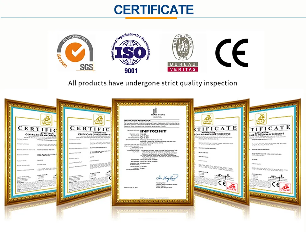 Certificados de calidad internacionales