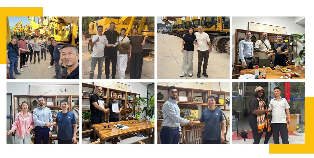 Clientes visitando nuestras instalaciones
