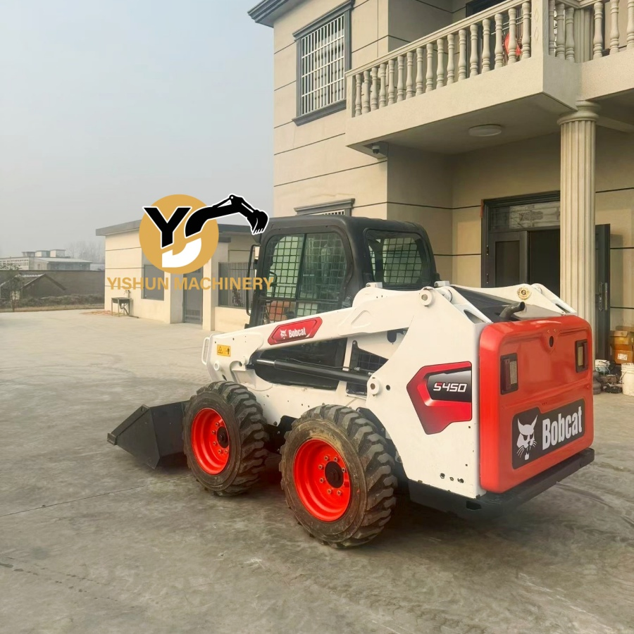 Cargadora sobre orugas usada Bobcat S450 en buenas condiciones a la venta