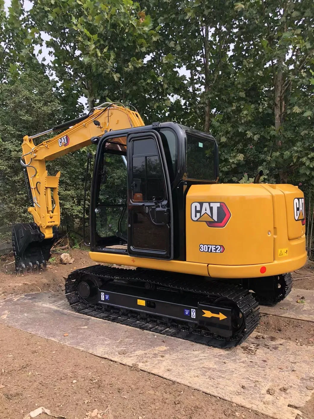 Mini excavadora 307e2 vista lateral