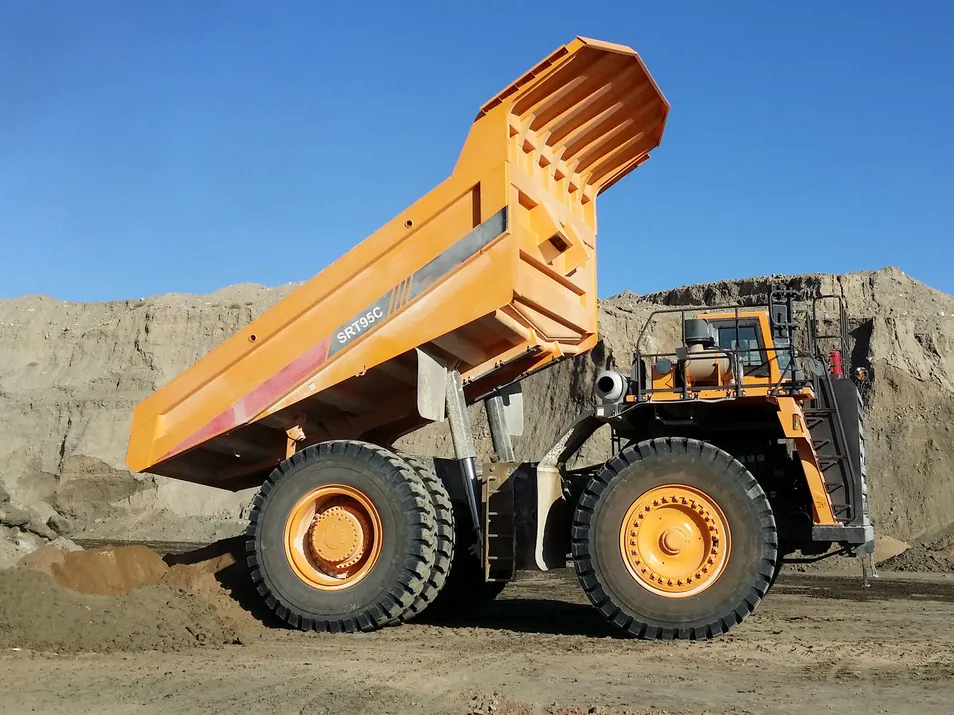 Precio Mayorista 95ton Camión Volquete Rígido para Minería Srt95c en Venta