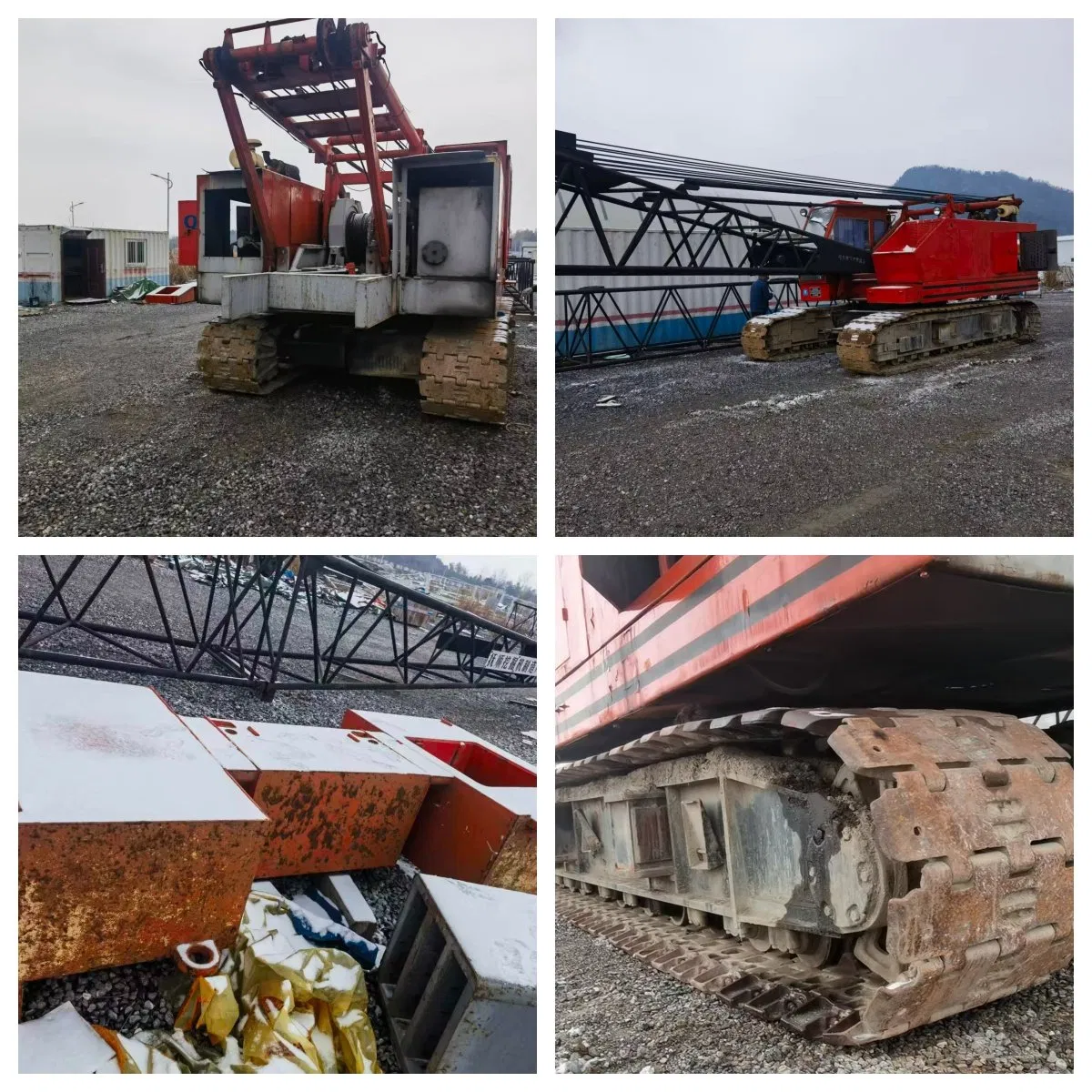 Grúa de Oruga Hitachi 180-3 con toneladas de capacidad de carga 50