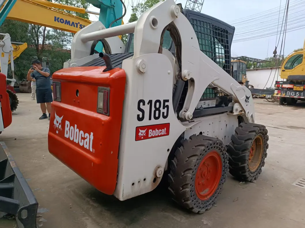 Mini Cargador Bobcat S130/S150/S160/S185/S220/S300 en Stock Usado Varios Modelos Cargador Bobcat Cargador de Oruga Usado S185 Cargador Bobcat