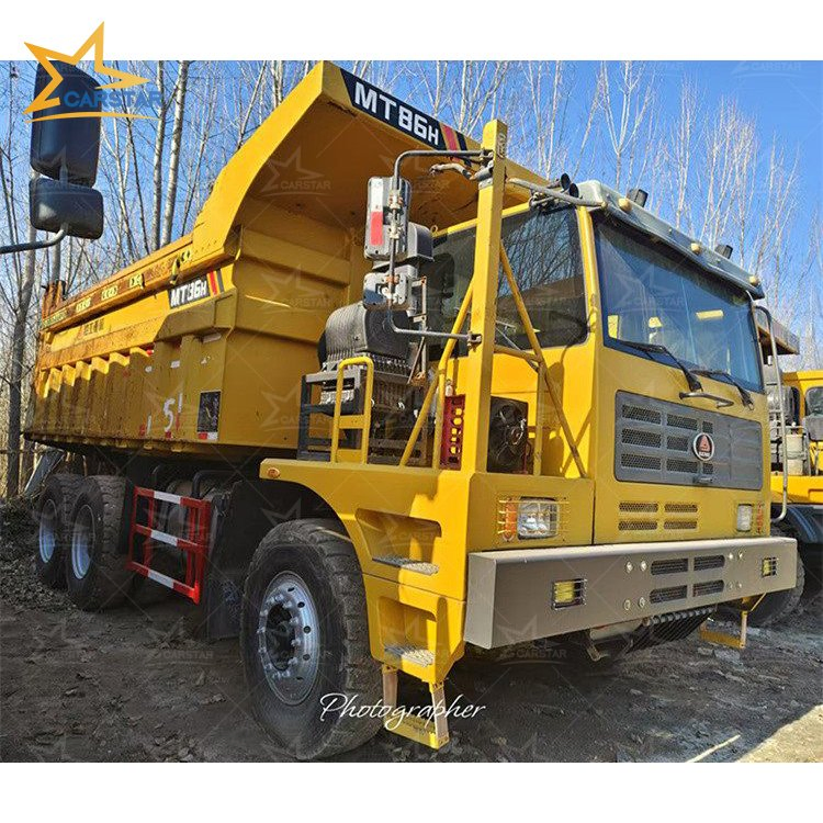 Camión volquete usado 60 toneladas camión de minería articulado de segunda mano