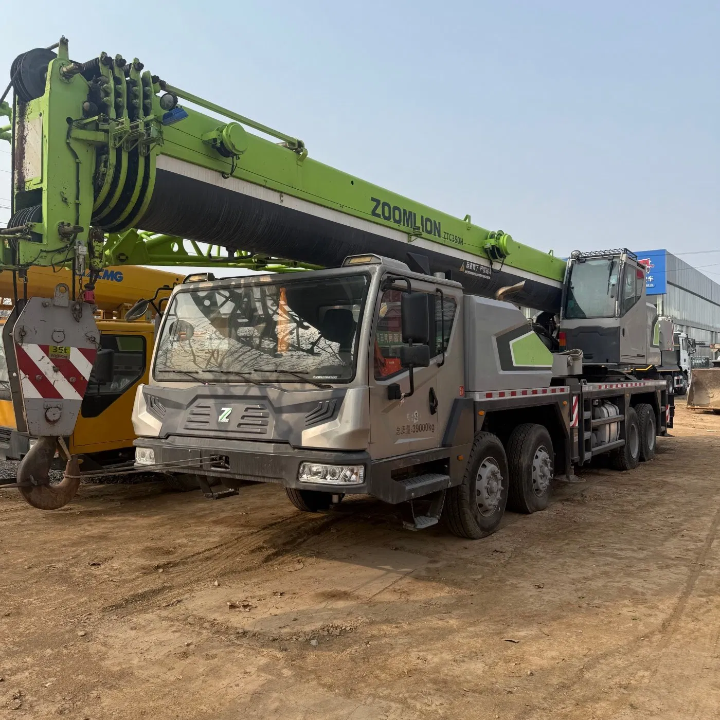 Grúa de construcción usada, grúa de camión, grúa móvil, grúa todoterreno, grúa de elevación de segunda mano