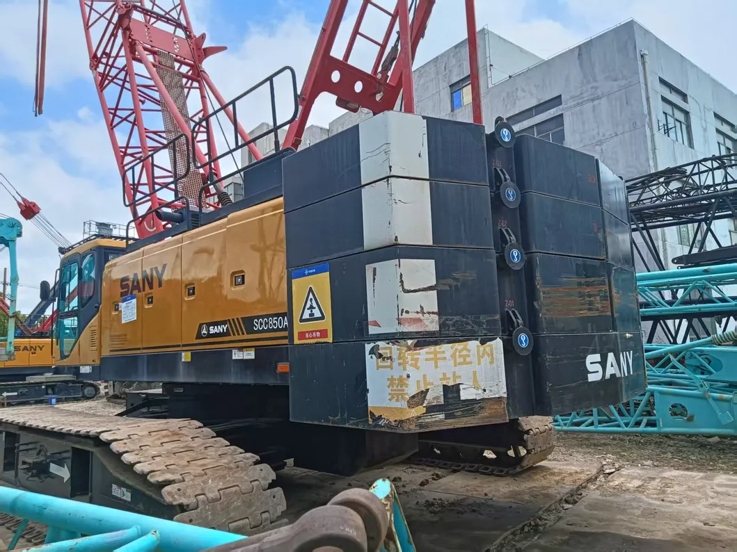 Grúa de oruga original de alta calidad usada 55t-500t Sany Xg Zoomlion Scc850A Xgc85 en venta