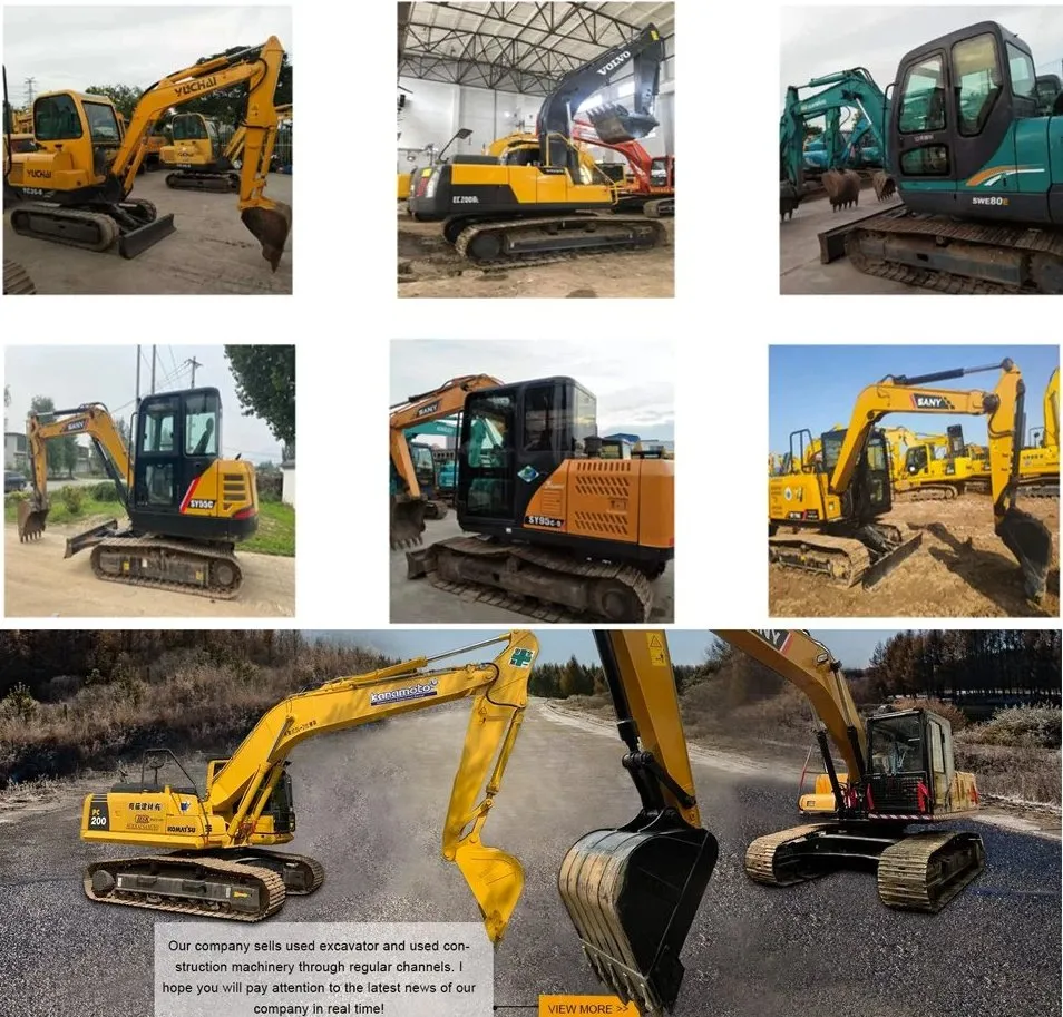 Excavadora mediana usada en venta
