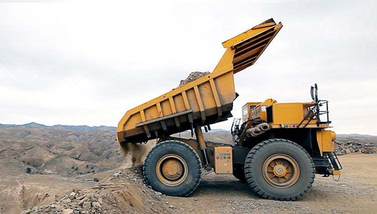 XCMG Oficial Usado 90 Toneladas Camión Volquete de Minería Xdm100 con Eje Doble Rígido Precio