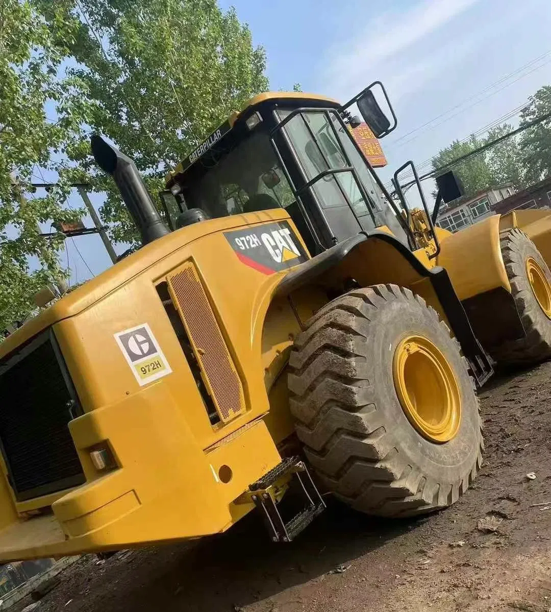 Cargadoras Caterpillar usadas originales reacondicionadas nuevas cargadoras de ruedas Cat 950 966 972 980 982 966h Buen estado