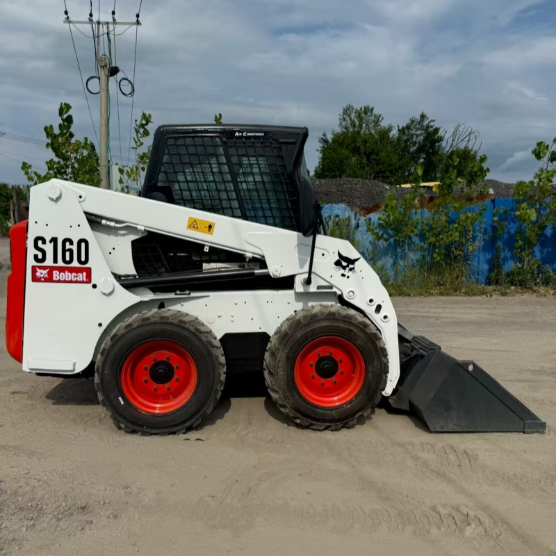 Bobcat usado S160 S220 S270 S300 cargadora de orugas original pequeña a bajo precio en venta