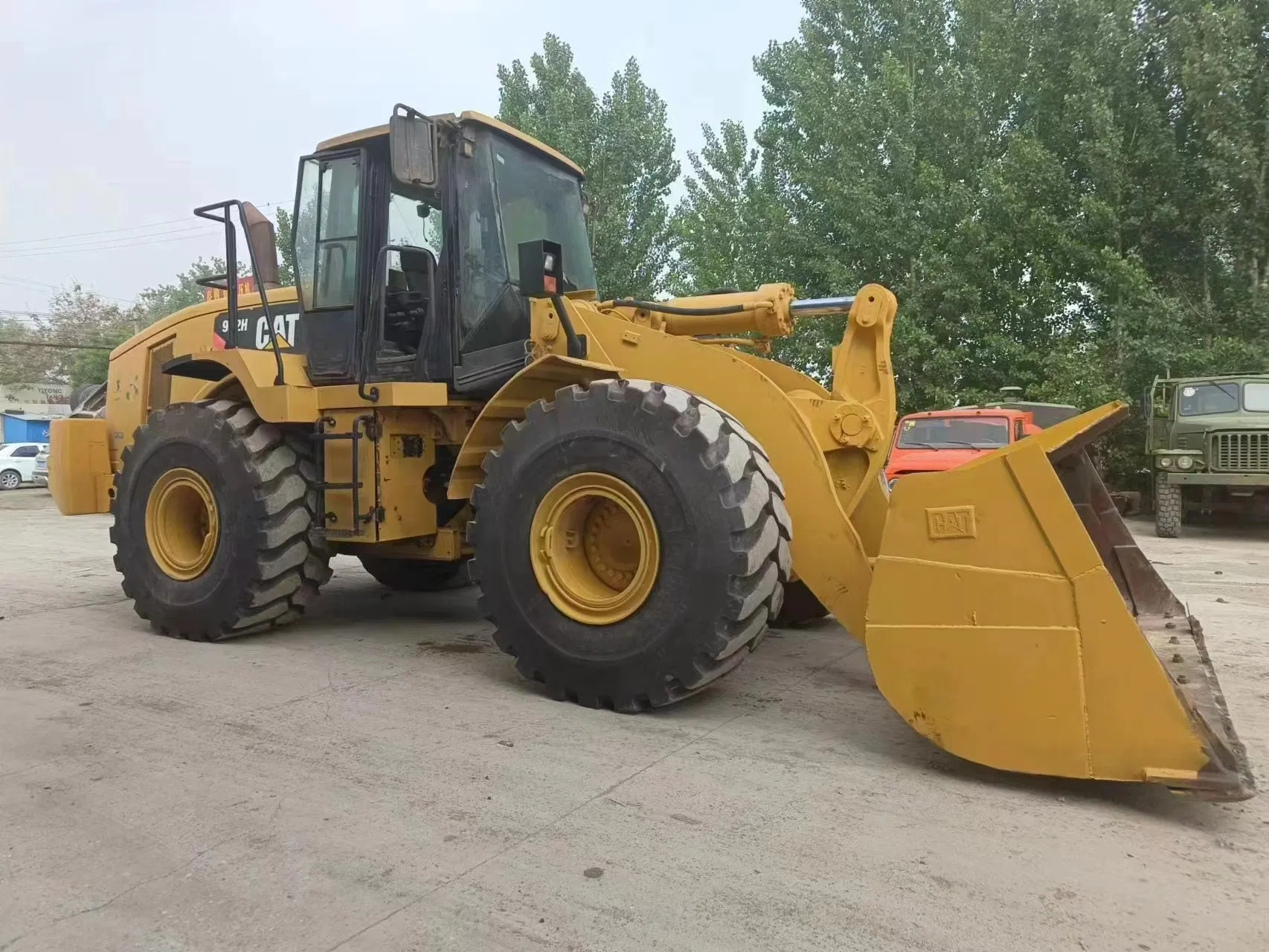 Maquinaria Pesada Caterpillar Usada Cat 972h 966h Cargadora / Cargadora Antiguo Oruga 966 950 980 Cargadora, Baja Edad