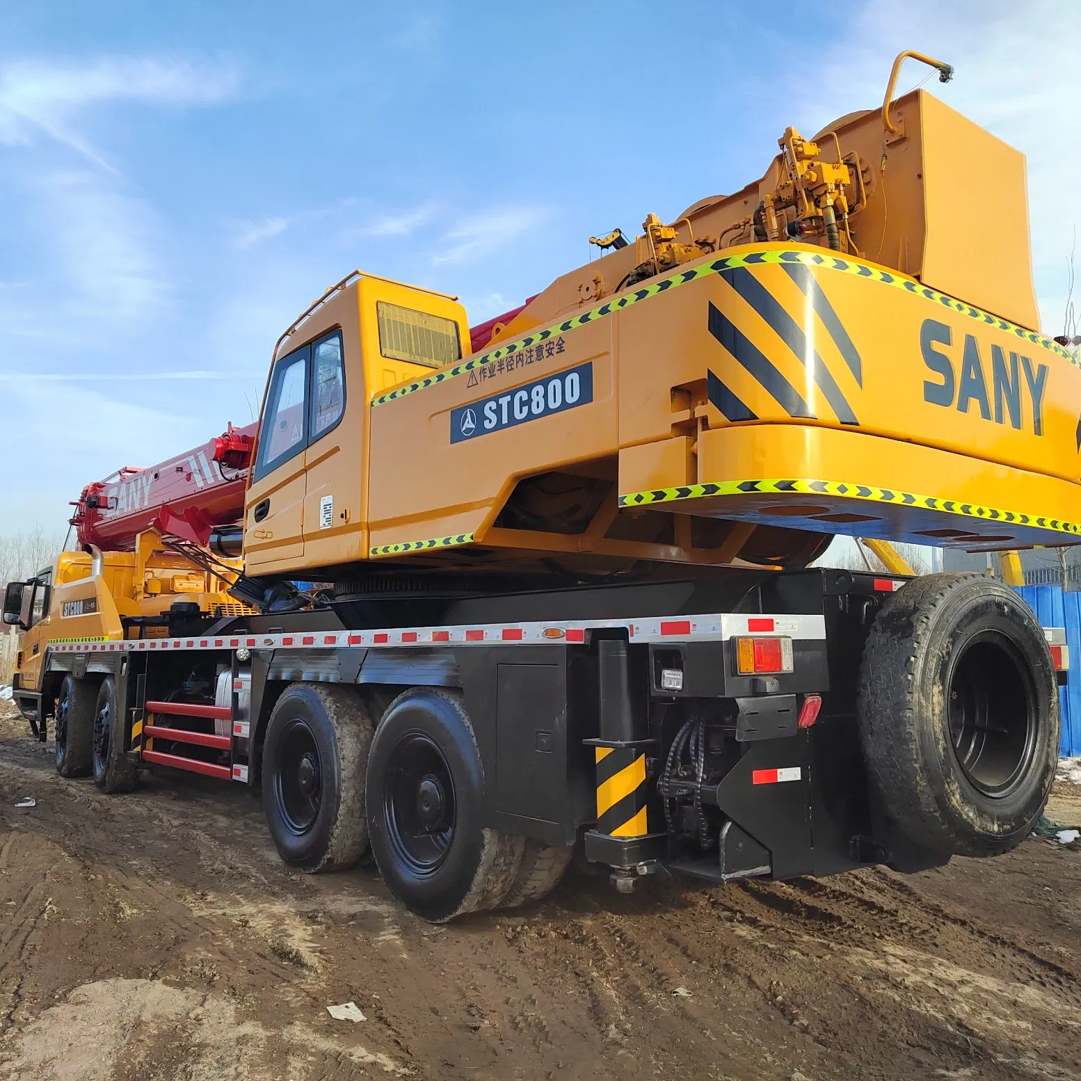 Grúa Usada Sany 80 Toneladas Stc800 Grúa Móvil Usada 80 Toneladas