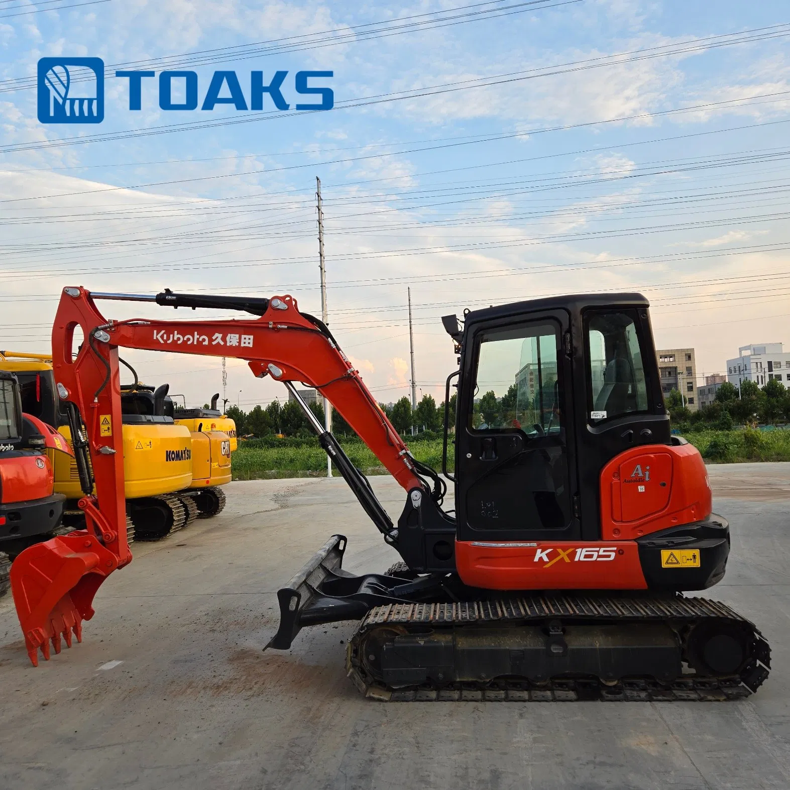 Precio barato y alta calidad mini excavadora hidráulica de oruga Kubota usada Kx165 excavadora Kubota Kx165 mini excavadora retroexcavadora