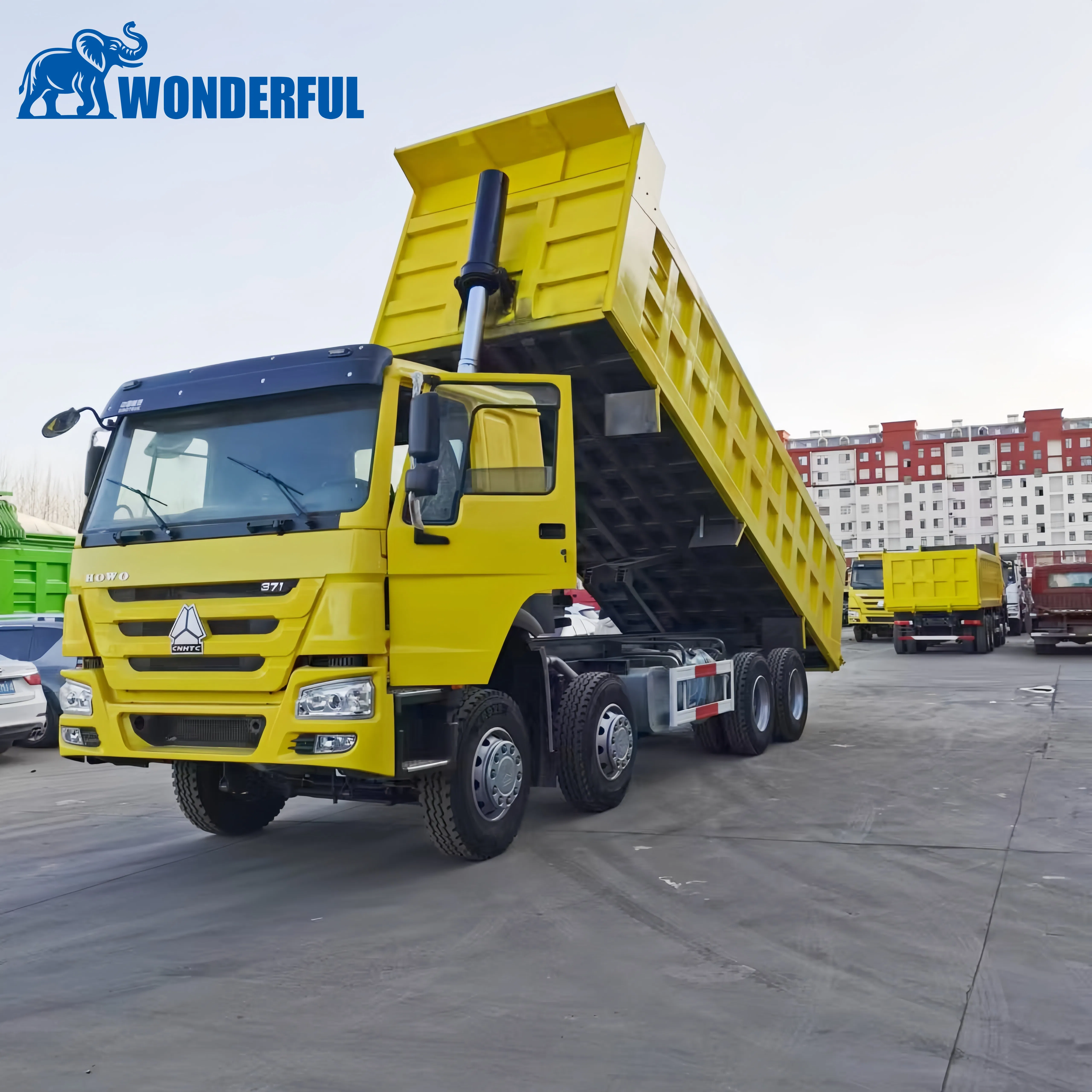 Camión Mini Automático Articulado Hino 20 Cubo Rendimiento Confiable Durabilidad 6X4 Remolque Sinotruk Carga Volquete HOWO Volcador Tipper Toneladas Pesadas Camión Usado