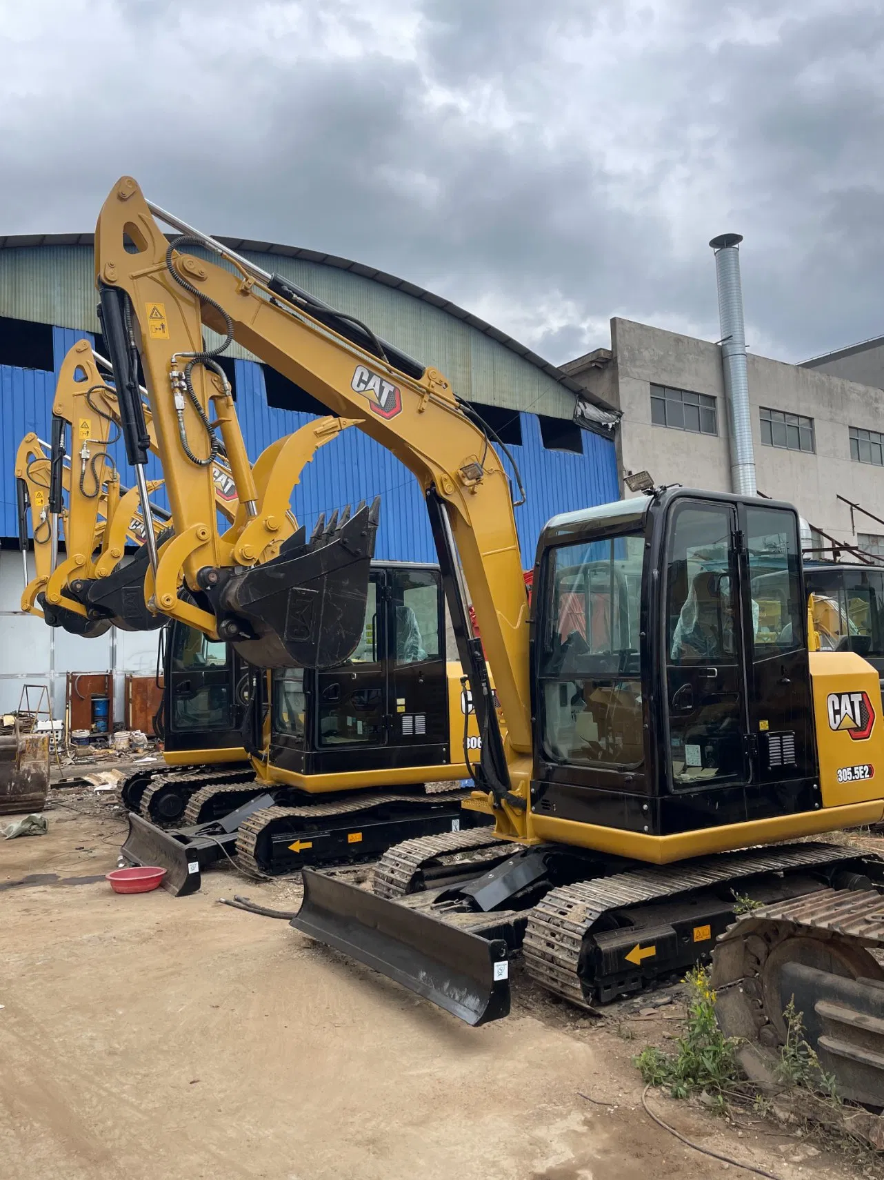 Gato 306e2 Excavadora Mini Usada Bajas Horas de Trabajo 5ton Gato 305.5e 306.5 Máquina Excavadora Usada Gato Excavadora Usada 303.5 en Venta en Buen Estado