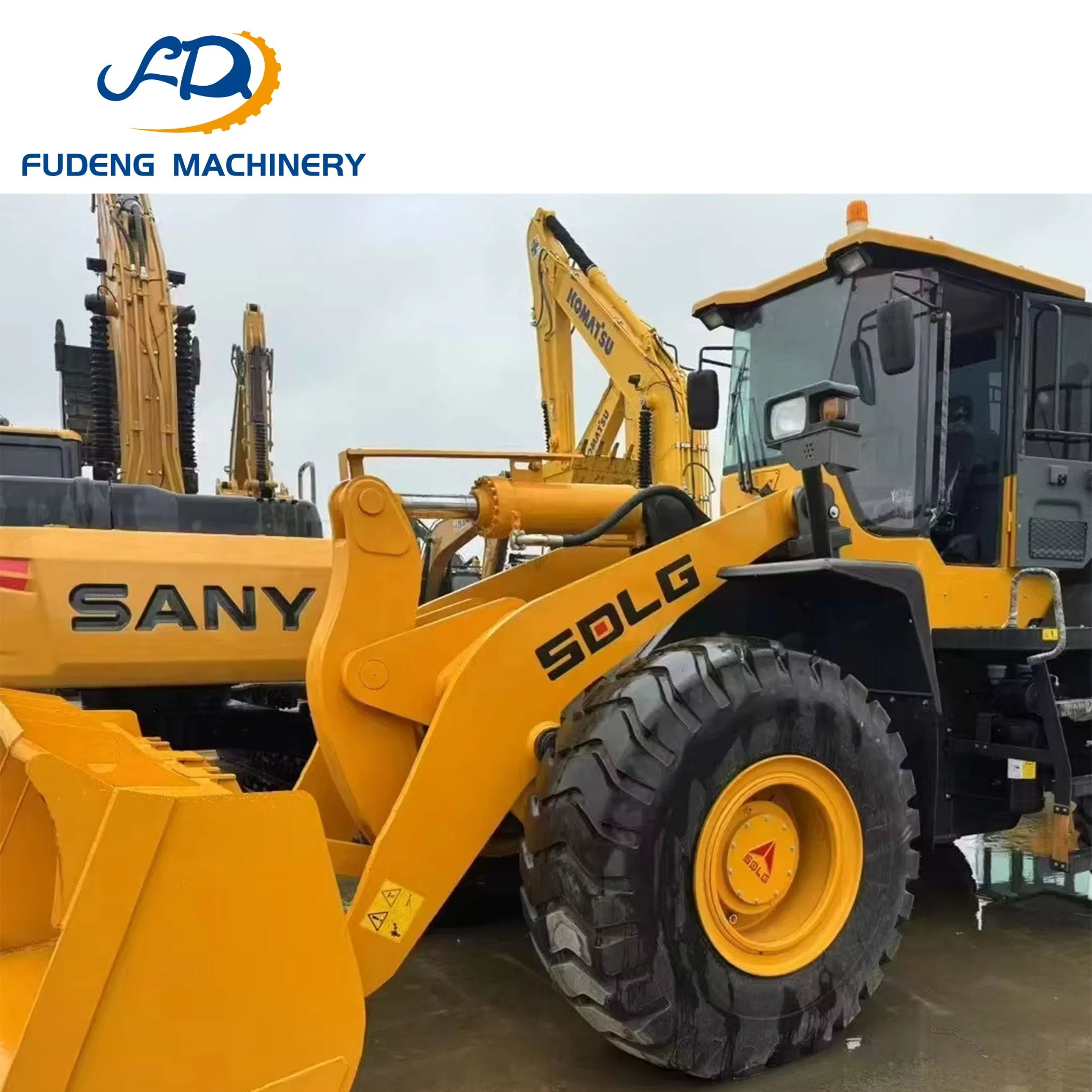 Cargadora de Ruedas Lingong 956L Usada de Alto Rendimiento con Hidráulico Frontal en Venta
