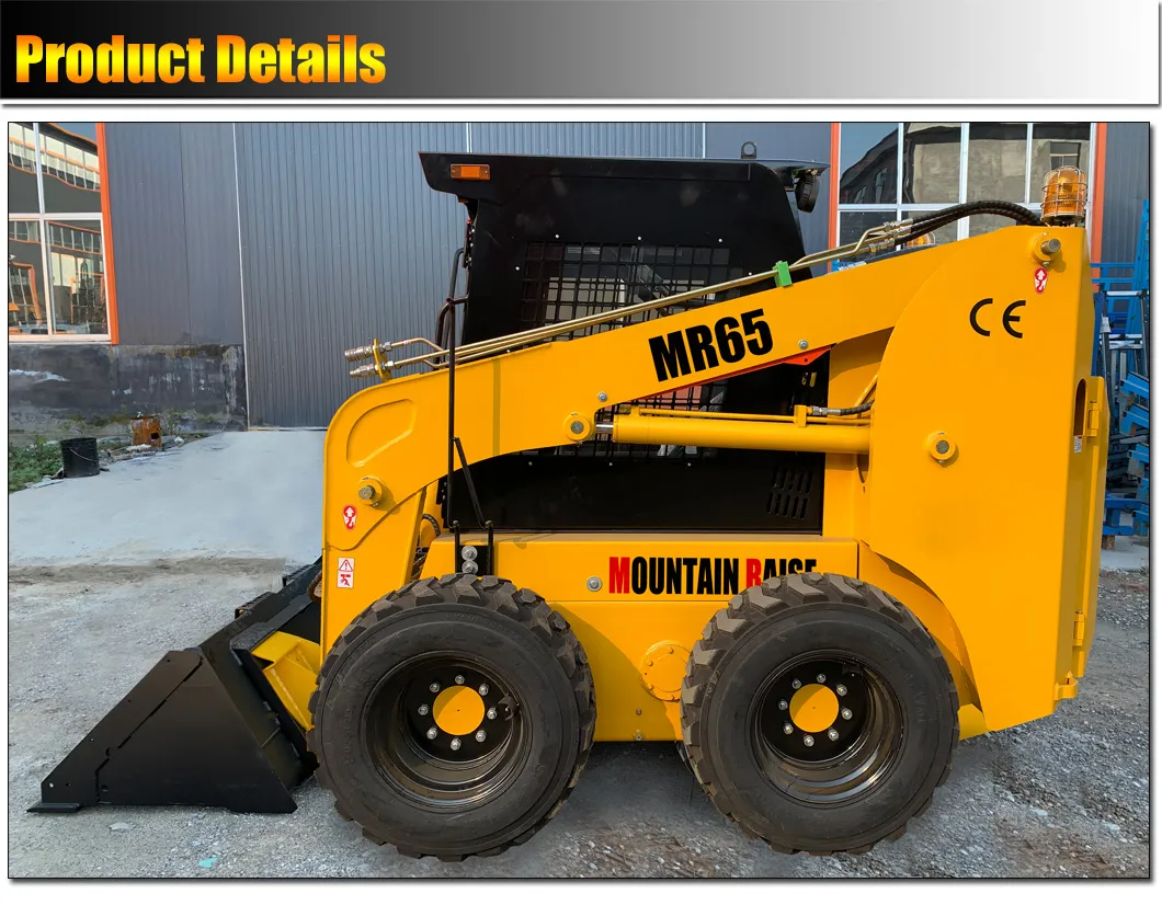 EPA Euro5 Construcción Usó Cargador Compacto de Ruedas Mini Skid Steer
