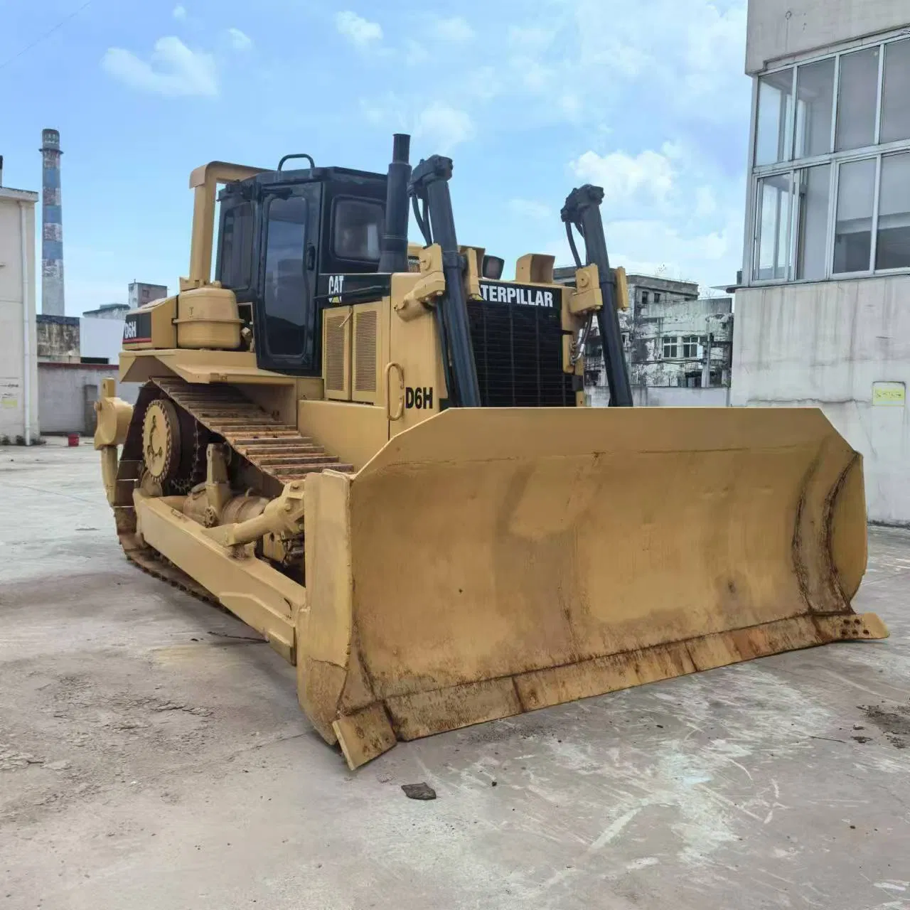 Usado Original Caterpillar D6h Bulldozer Crawler de Segunda Mano Dozer de Orugas Haga clic para Descuento