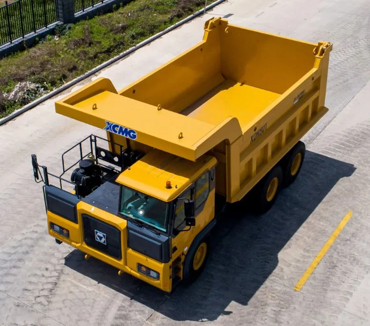 Camión Volquete de Fábrica XCMG Xdr80t 76 Toneladas Usado Totalmente Hidráulico Tri Eje Rígido Camión de Minería en Venta