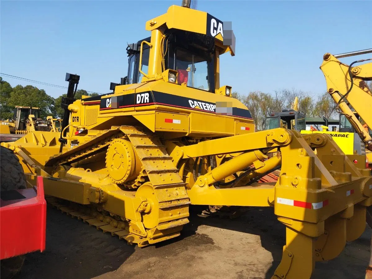 Bulldozer de oruga usado Cat D7r Bulldozer original de orugas Caterpillar V Tractor
