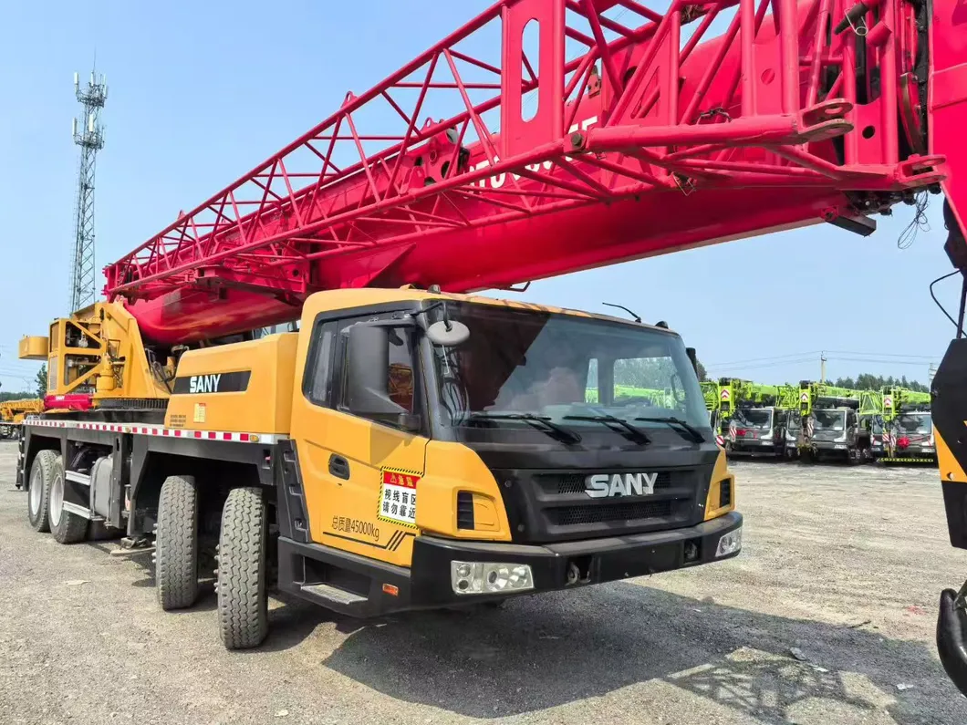 Grúa de camión usada 20-300ton Grúa de camión Sany 55ton Grúa original para la venta Stc550t5