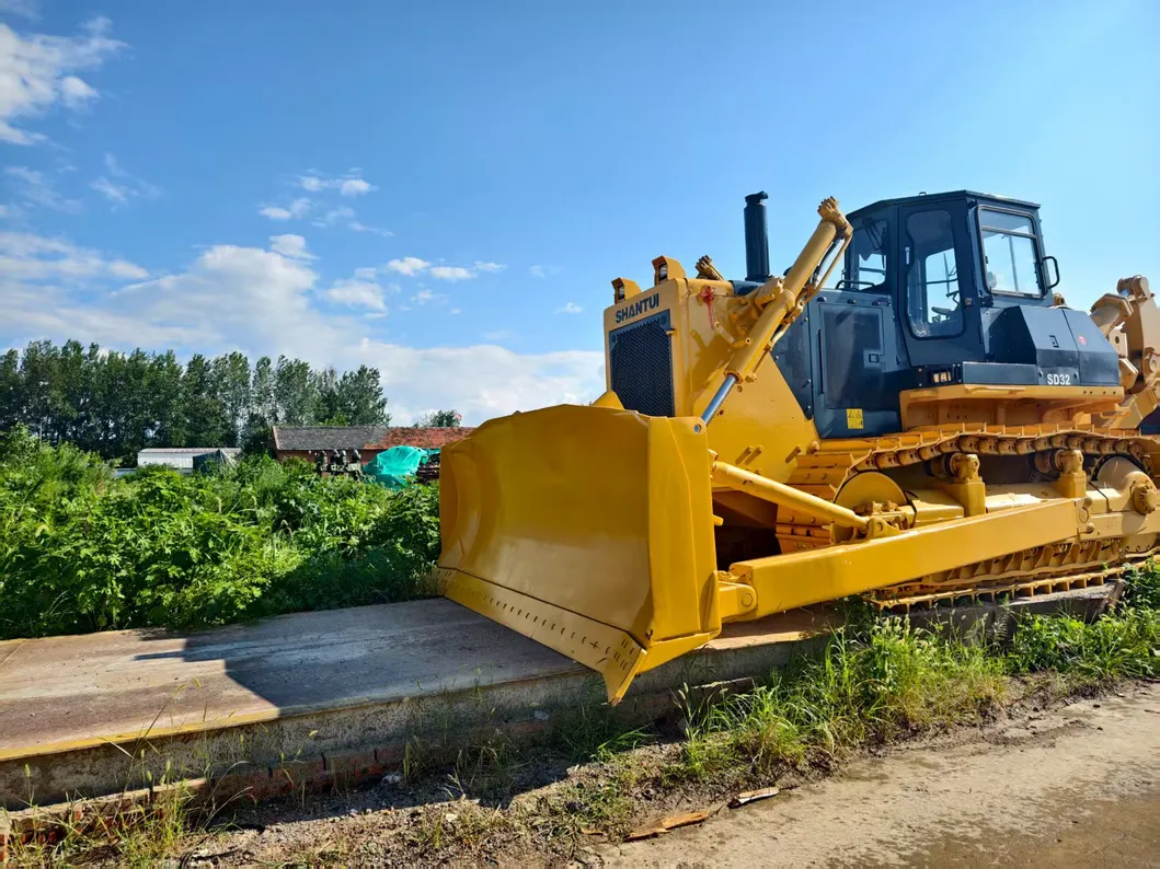 Bulldozer Shantui Usado SD32 Bulldozer de Pantano Dozers en Venta