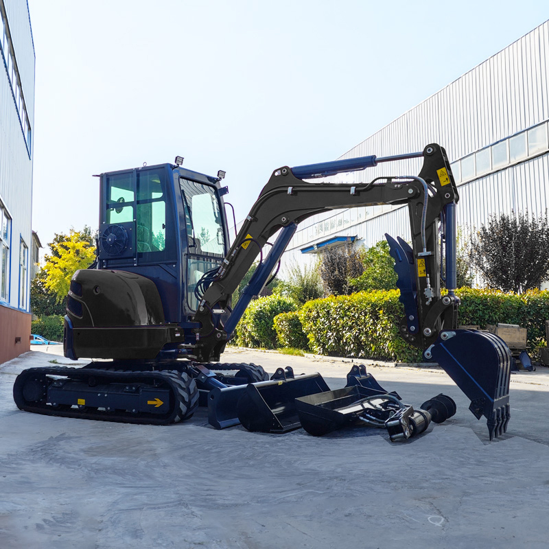 Envío Gratis Mini Excavadora 3.5 Ton EPA Granja Usada Nueva Crawler Digger Mini Bagger Motor Kubota Máquina Excavadora Precio