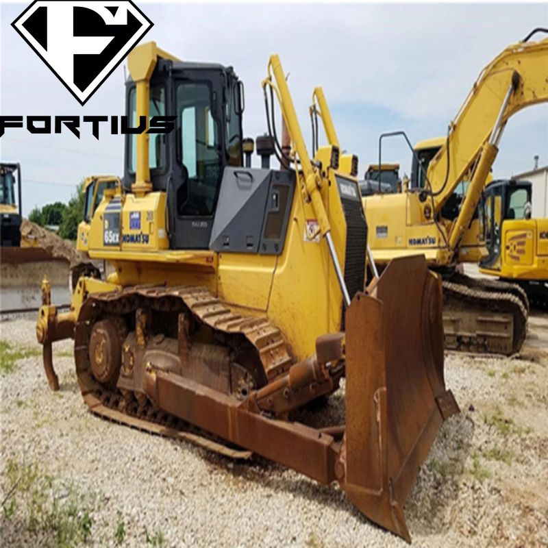 Venta Caliente Usado / Segunda Mano 8ton 10ton 12 Tonelada Pequeña Compacta Cubo de Pantano Rueda Topadora de Oruga / Bulldozer Hidráulico con Ripper de Púa Única