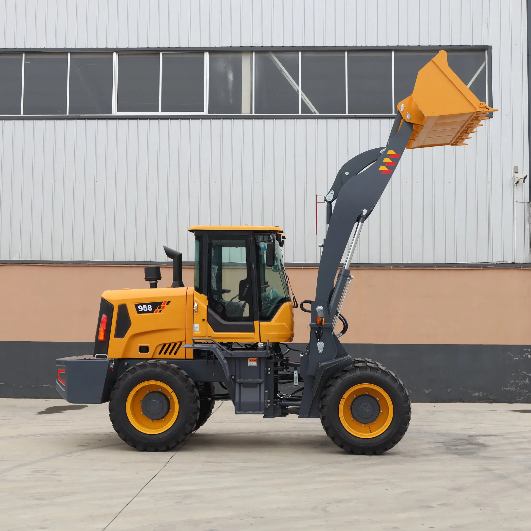 Cargador de Ruedas de Extremidad Delantera Usado Como Nuevo 3/5 Toneladas Tractor/958 Cargador Usado Mini Cargador Retroexcavadora Cargador Montacargas Tractor Cargador en Venta