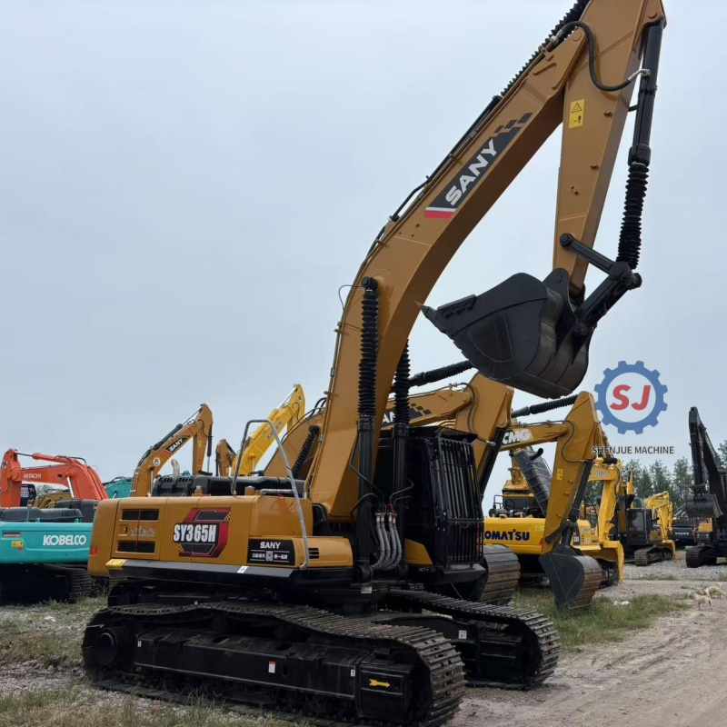 Usado 36ton Sany 365h Excavadora Grande con Motor de Núcleo Premium Marca China Sany Sy35u Sy26u Sy50u Sy16c Sy18c Mini Excavadora