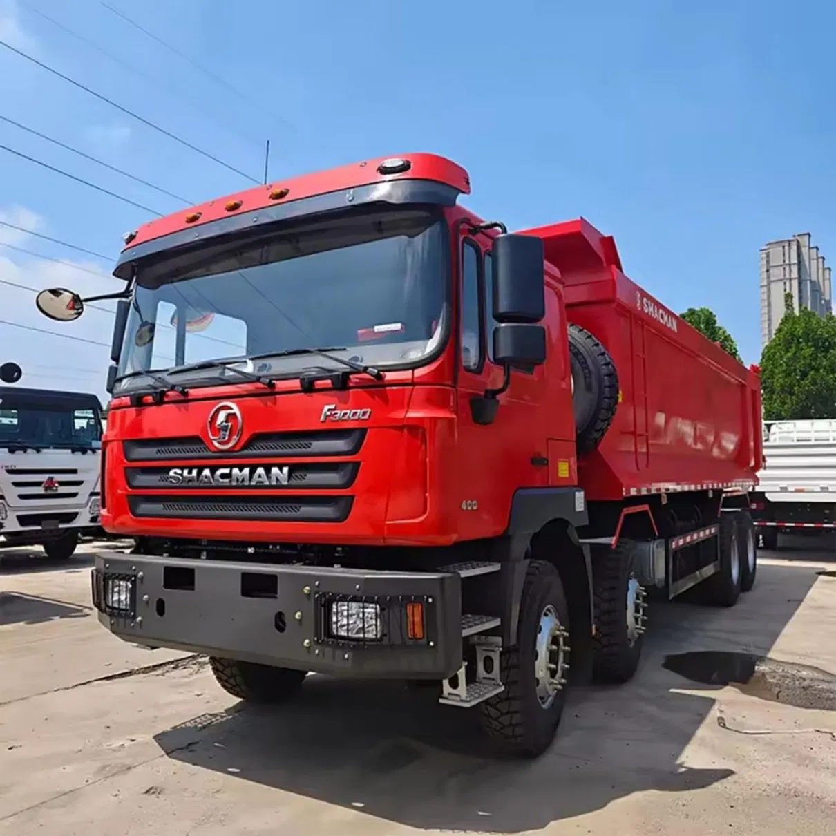 Camión Volquete Shacman Usado 6X4 8X4 Camión Volquete 380-420 HP F3000/H3000 Volquete Usado Camión Volquete Usado 8*4 Camión Volquete de Segunda Mano Camión Volquete Rígido Usado Volquete Usado en Venta