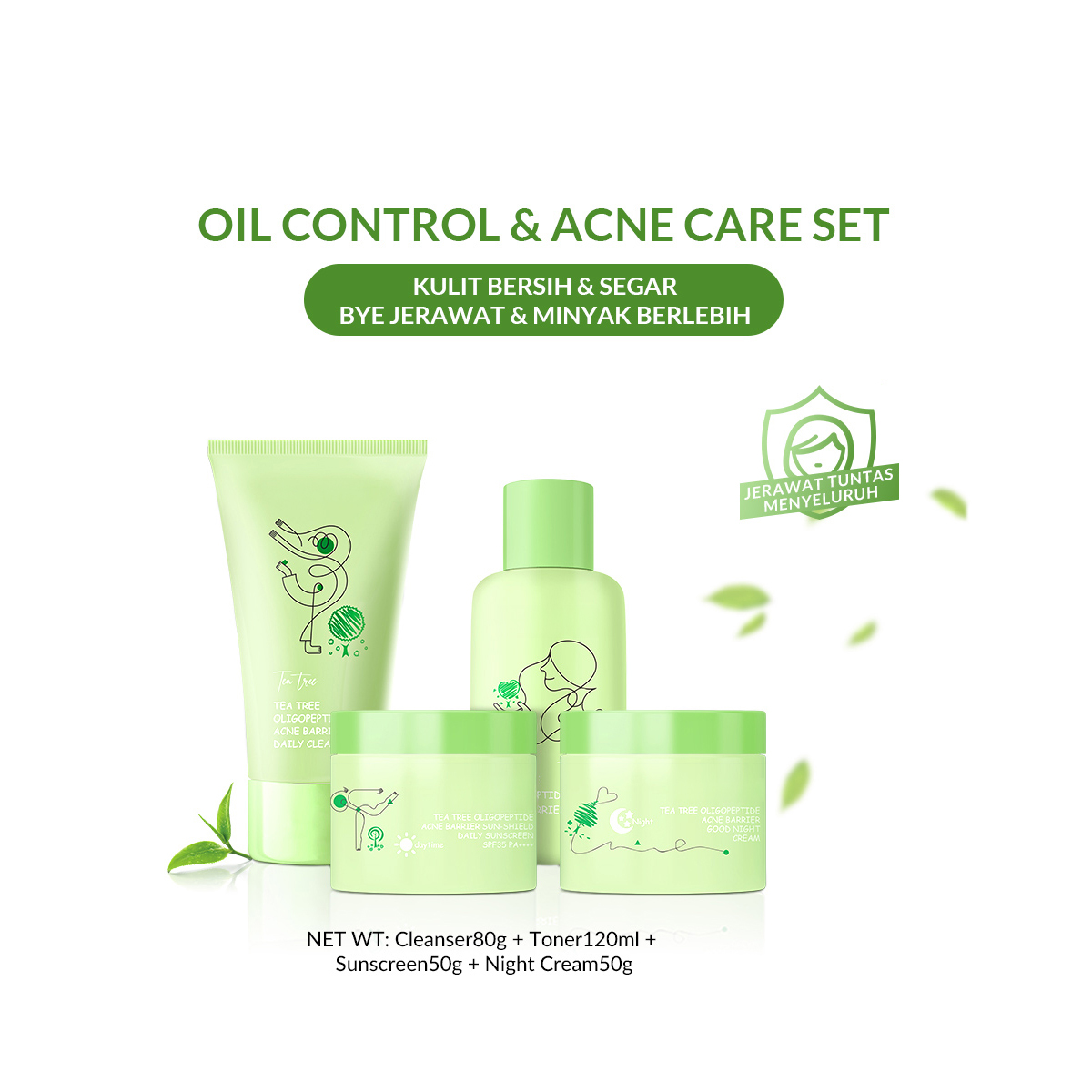 Nourish Brighten Collagen &amp; Hyaluronic Acid Anti-Wrinkle Moisturizing Skincare for Healthy Radiant Skin