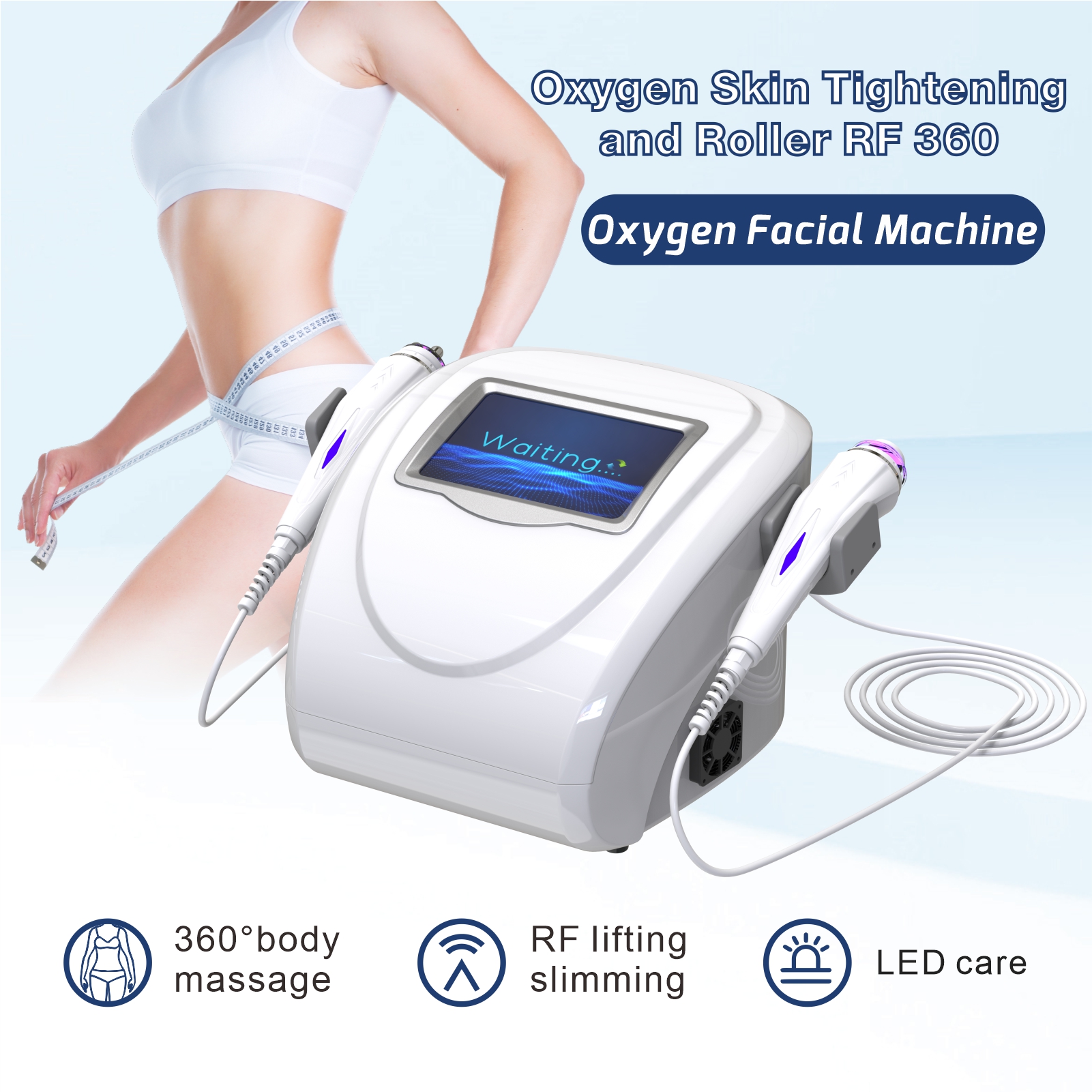 Multi-functional CO2 Oxygeno Bubble Facial Machine Collagen Induction Wrinkle Reduction Device Professional Use