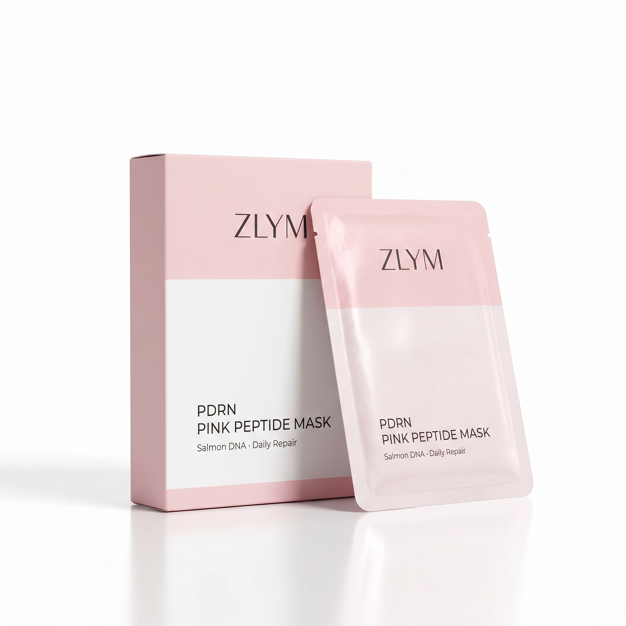Repair PDRN Mask Salmon DNA Pink Peptide Barrier Strengthening Post Procedure Soothing Recovery Sheet Mask Facial