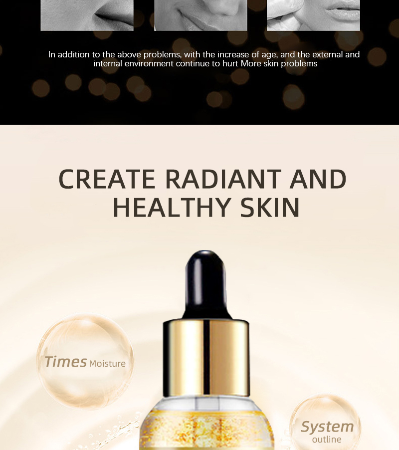 Private Label Anti Aging Serum Face Skin Care Nicotinamide Whitening Wrinkle Acne Dark Spot Remover Face Care Serum