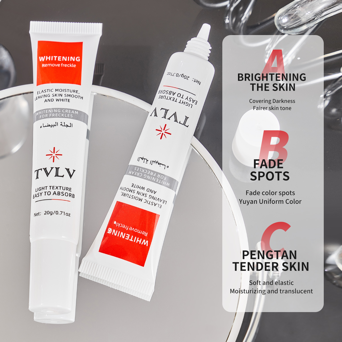 Wholesale Night Face Cream For Melasma Dark Spot Freckle Removal With Glycerin And Niacinamide Whitening Serum