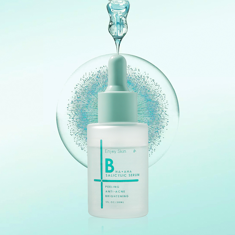 Private Label Face Care Quickly Absorption Deep Hydration Brightening Glow BHA AHA Salicylic Acid for Face Serum