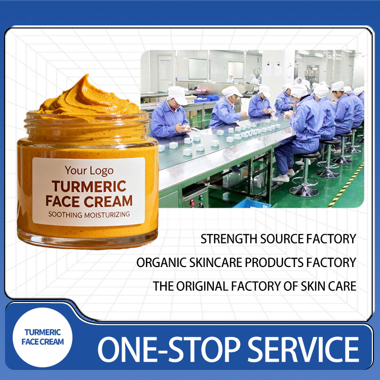 Deep Cleansing Brightening Oil Control Vitamin C Turmeric Face Cream for Combination Skin Body