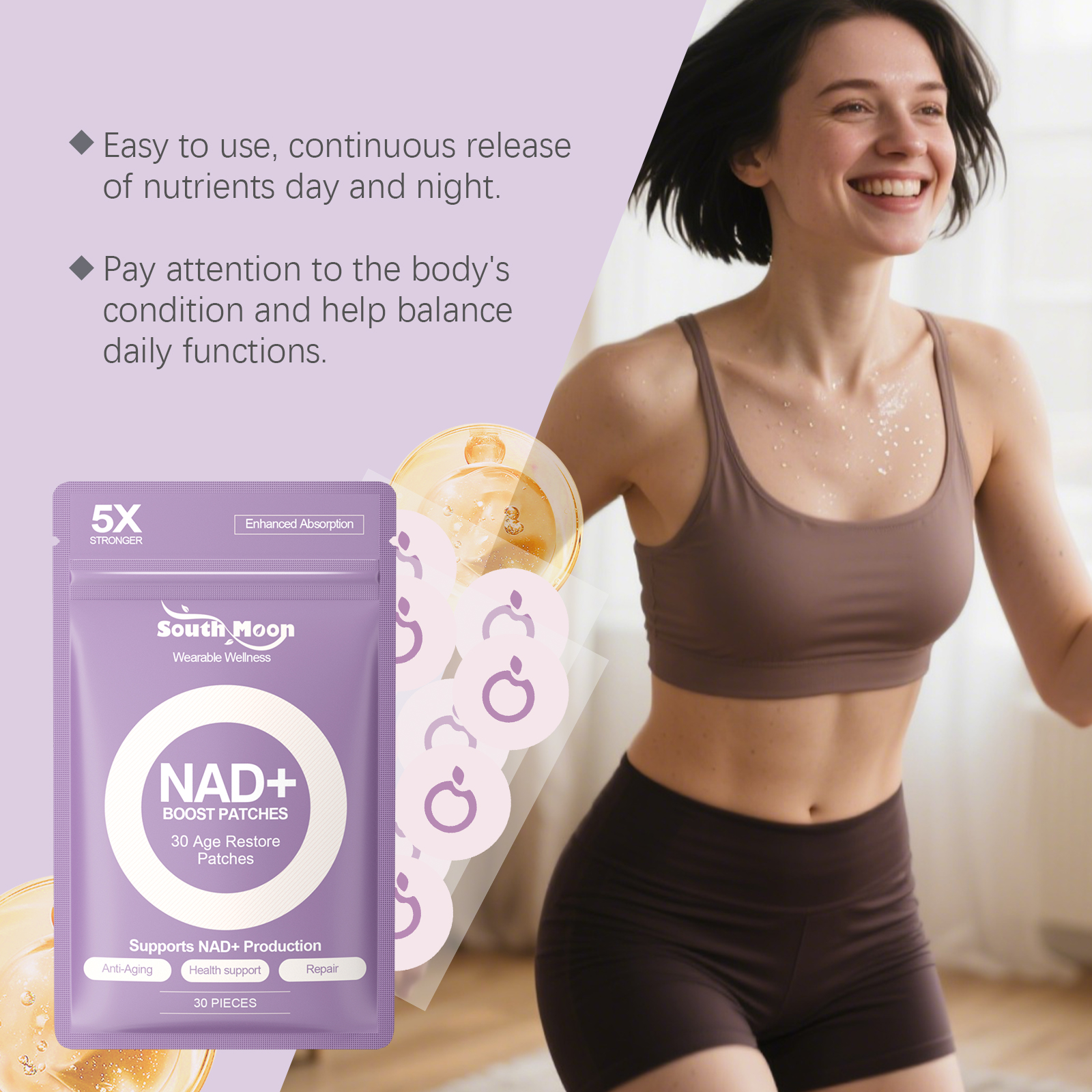 Soothing Herbal Repair Hydrating Patch to Strengthen Skin Barrier and Provide Gentle Moisture Body Care