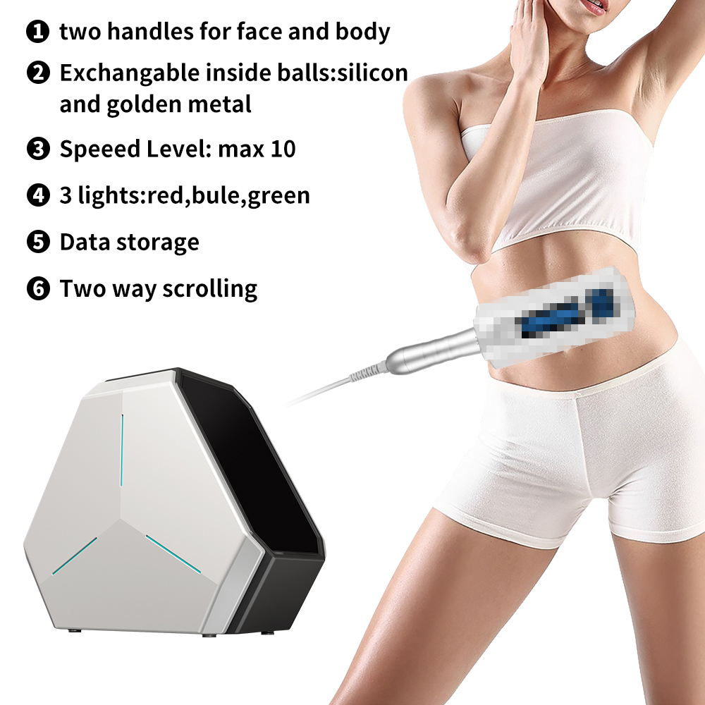 Slimming Firming Derma Rolling System New Inner Ball Roller Machine For Beauty Skin Tightening Face Head Body Weight Loss