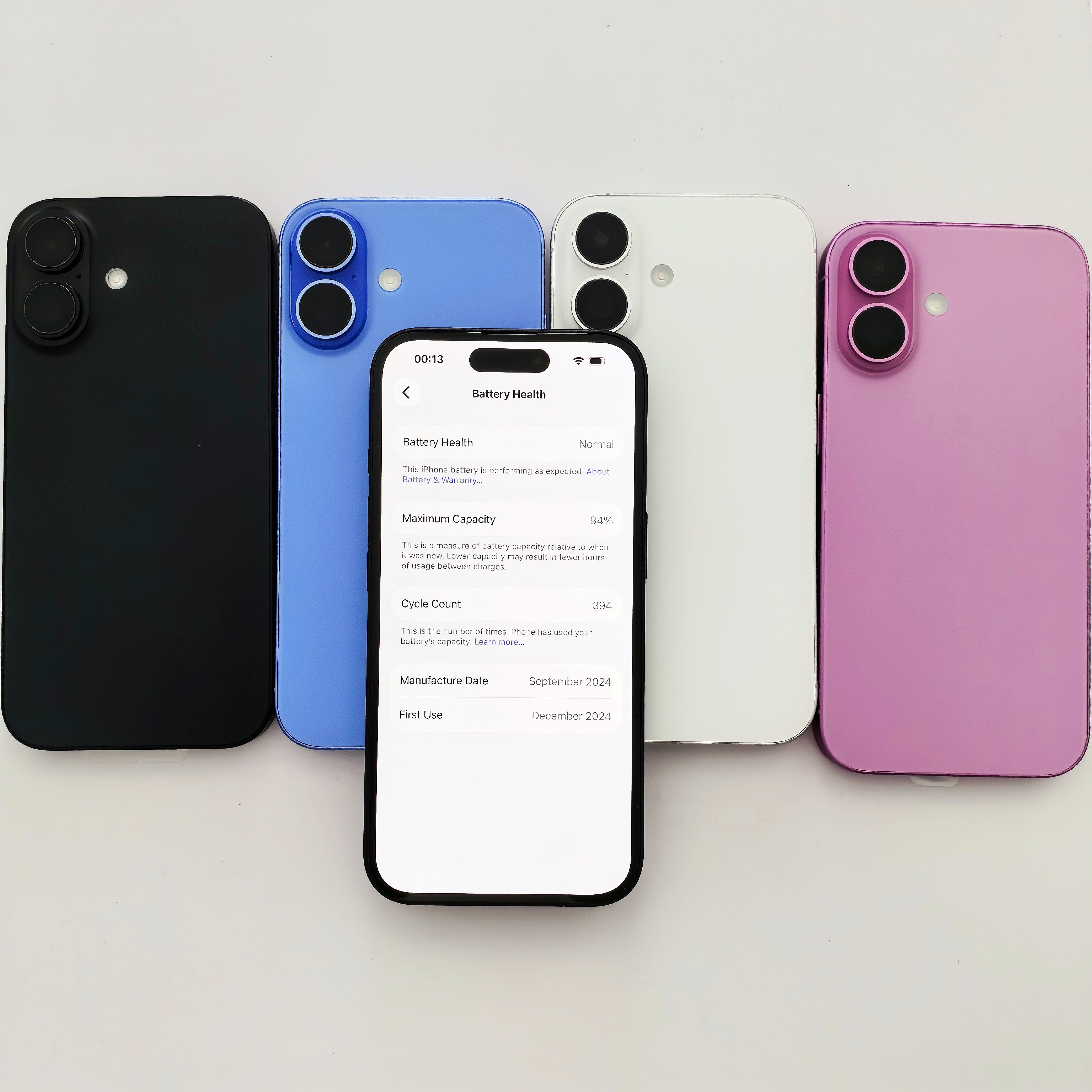 16 Original Unlocked Renewed Second Hand Mobile US Version ESIM Physical SIM 128GB/256GB 6.1" Screen 5G/WiFi 8G RAM 1 Year