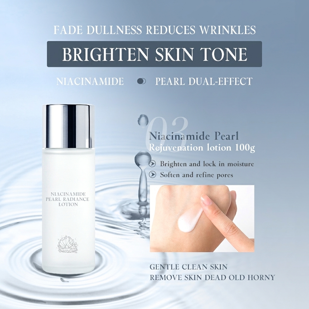 Wholesale Free Sample Beauty Salon 7 Days Whitening Suitable for Late-Night Dull Skin Pearl Whitening Moisturising Skin Care Set