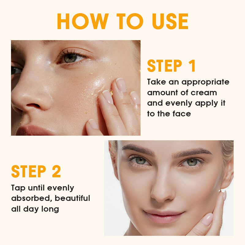 24K Gold Nourishing Cream with Niacinamide &amp; Aloe Vera 1KG Collagen Antioxidant Brightening &amp; Hydration Face Cream for Dull Skin