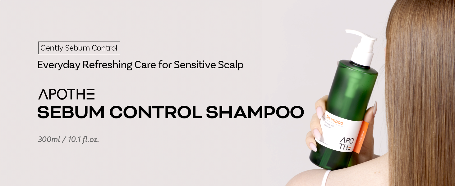 Apothe Sebum Control Shampoo Deep Cleansing