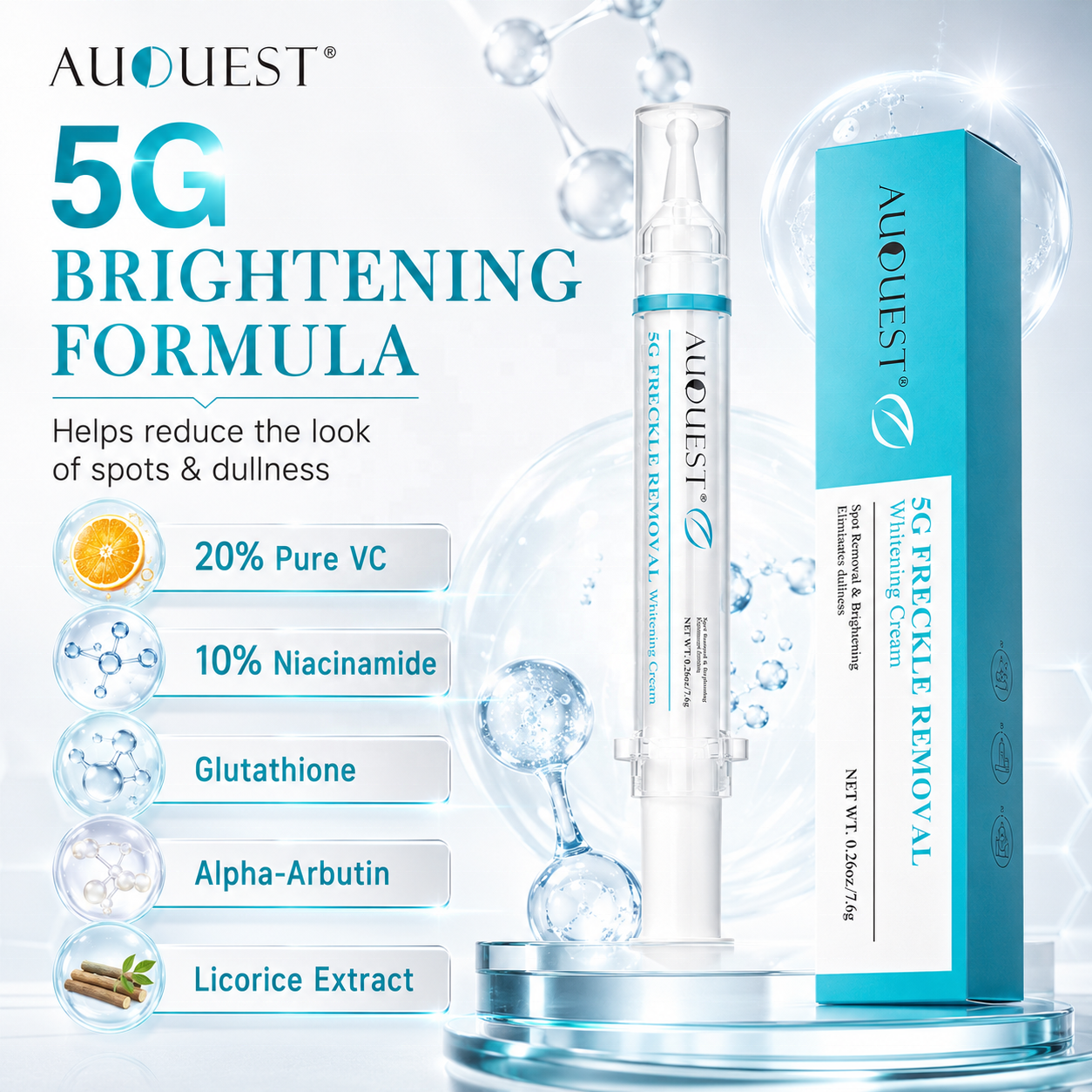 OEM Custom Your Logo Dark Spot Removal Face Cream Private Label Organic Aging Anti Concealer Lightening Whitening Face Cream