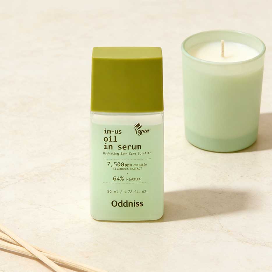 Oddniss Oil Serum Acne Control Heartleaf Water Face Serum Sebum Regulation Pore Minimizing Anti Blemish Clarifying 50ml for
